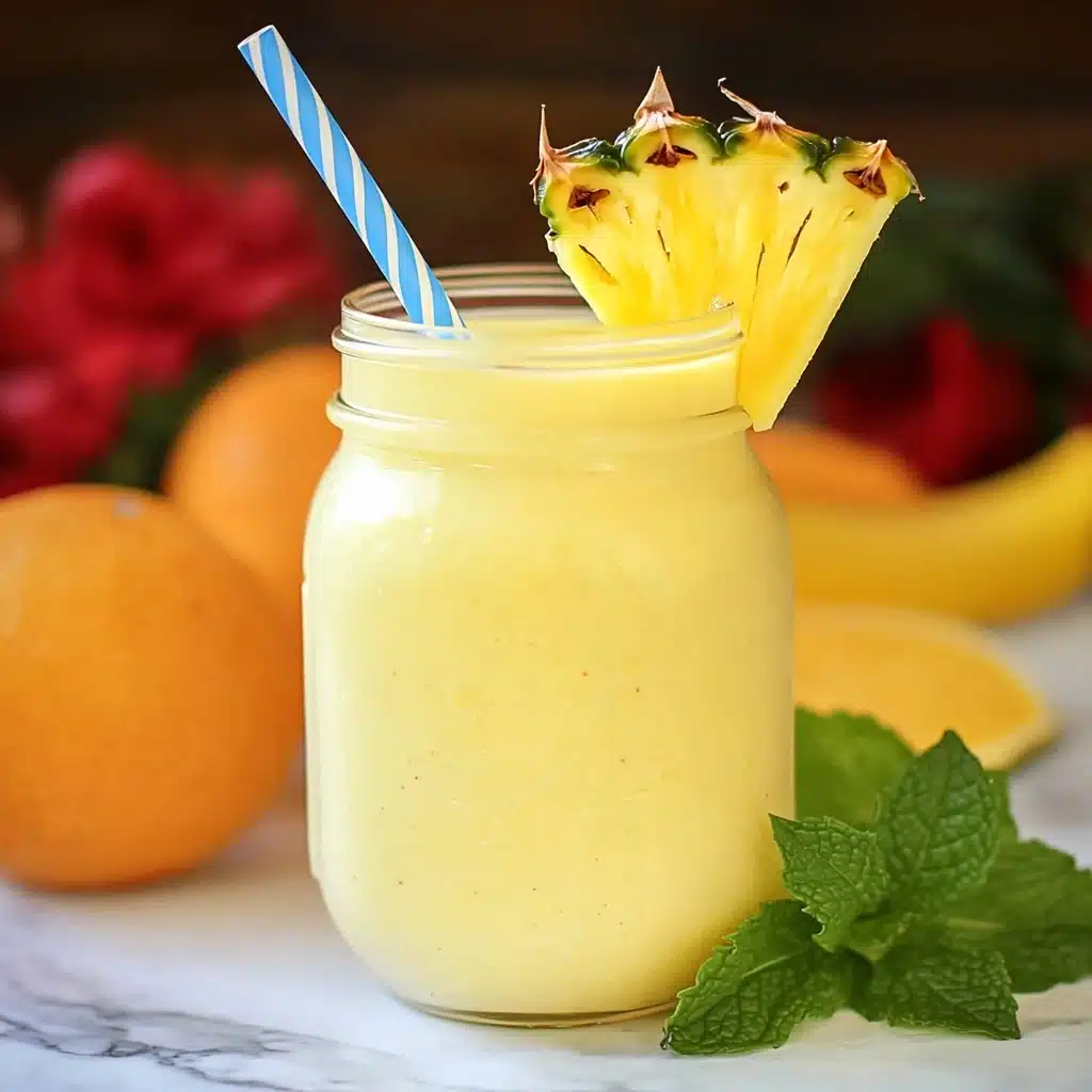Mango Orange Protein Smoothie Recipe - Recipe Image