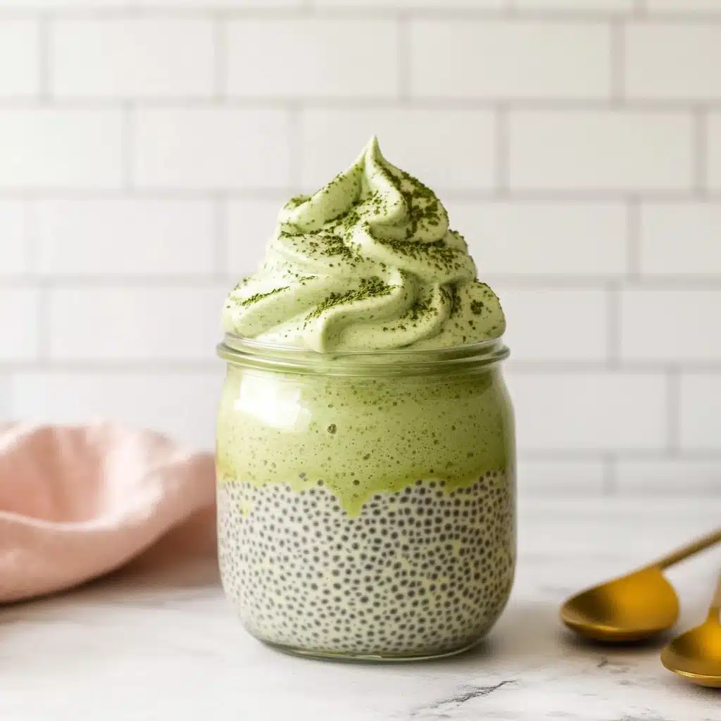 Healthy Matcha Chia Pudding Recipe - Recipe Image