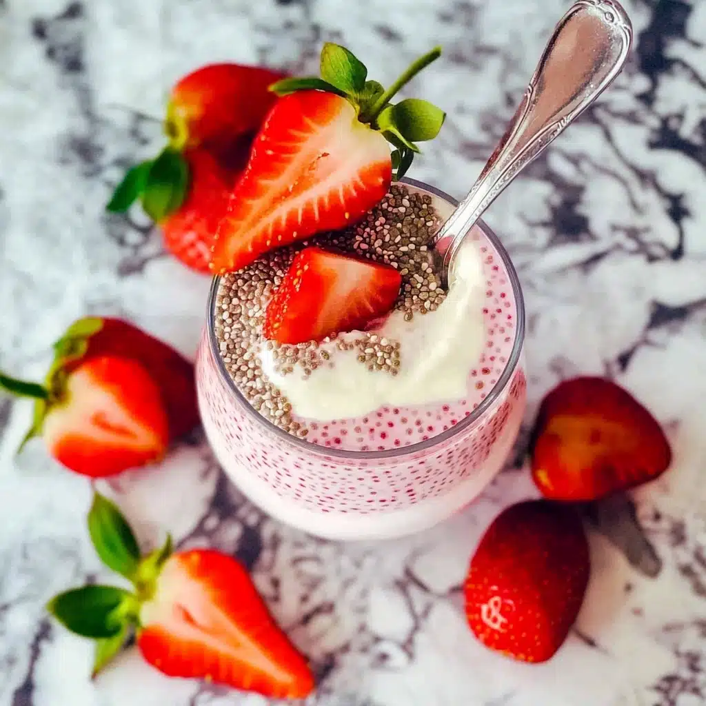 Strawberry Chia Seed Pudding Recipe - Recipe Image