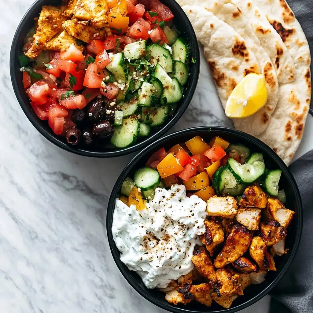 Sheet Pan Chicken Pitas with Tzatziki Recipe - Recipe Image