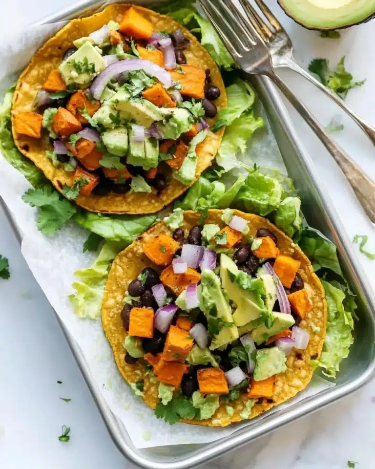 Sweet Potato and Black Bean Tostadas Recipe