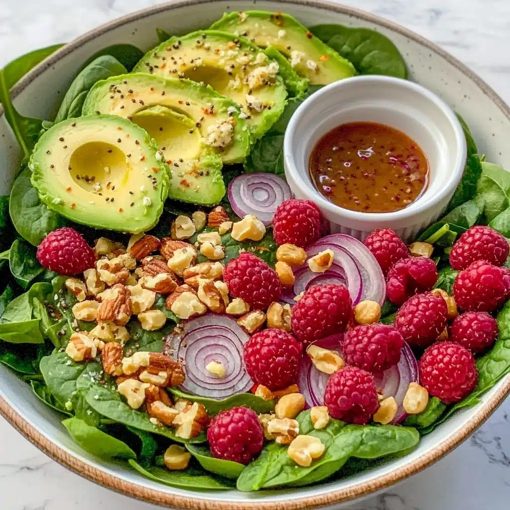 Spinach Raspberry Salad Recipe - Recipe Image