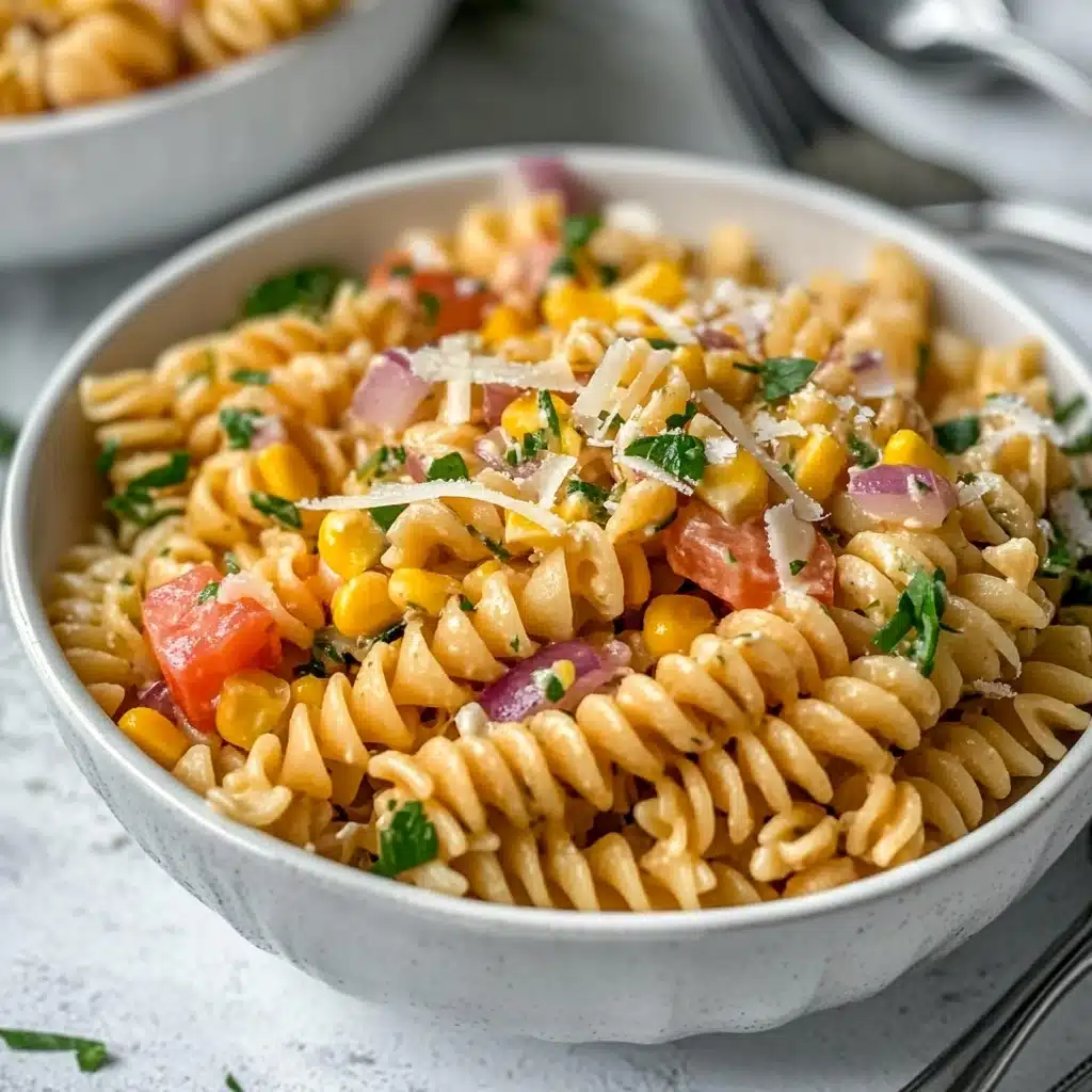 Esquites-Inspired Pasta Salad (Mexican Street Corn-Inspired) Recipe - Recipe Image