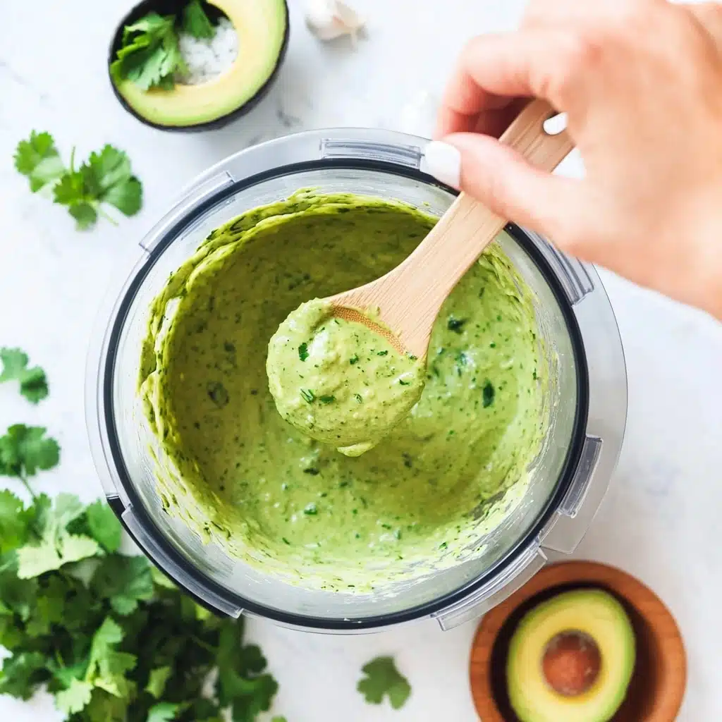 Creamy Lime Avocado Dressing Recipe - Recipe Image
