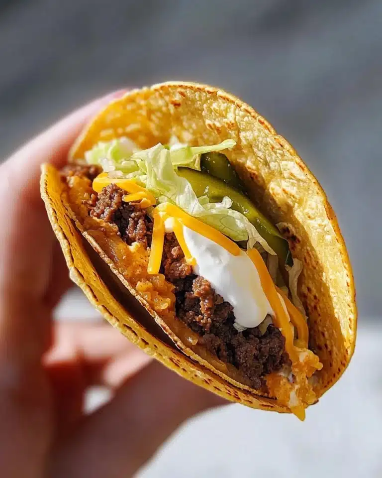 Easy Smash Burger Tacos Recipe