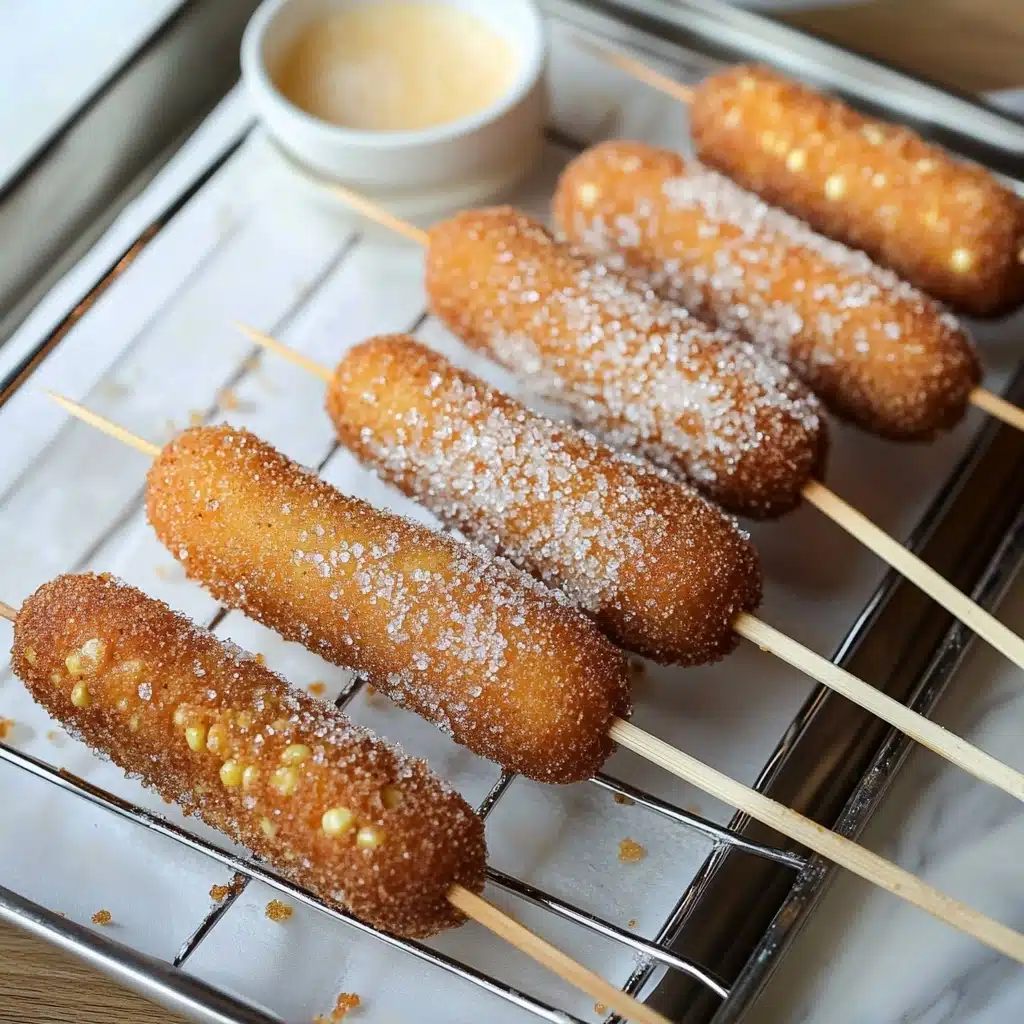 The Best Korean Corn Dog (Crispy and Cheesy) Recipe - Recipe Image