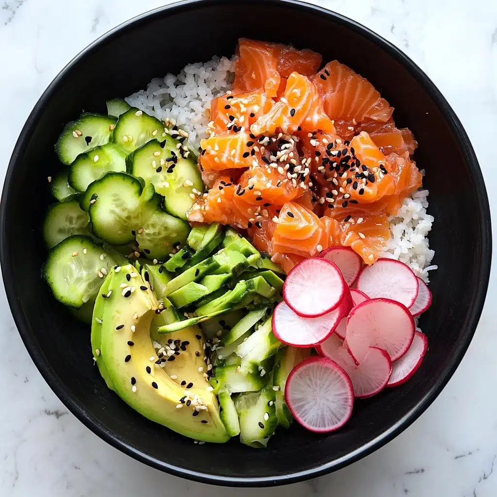 Keto Salmon Sushi Bowls Recipe - Recipe Image