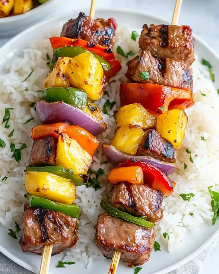 Pineapple Chicken Kabobs Recipe