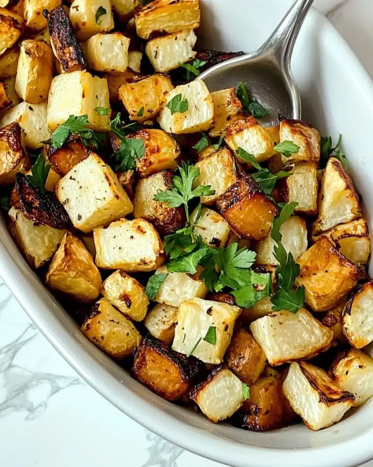 Roasted Kohlrabi with Garlic, Lemon, and Pecorino Recipe