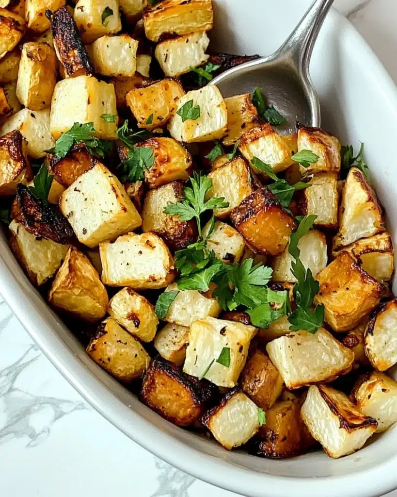 Roasted Kohlrabi with Garlic, Lemon, and Pecorino Recipe