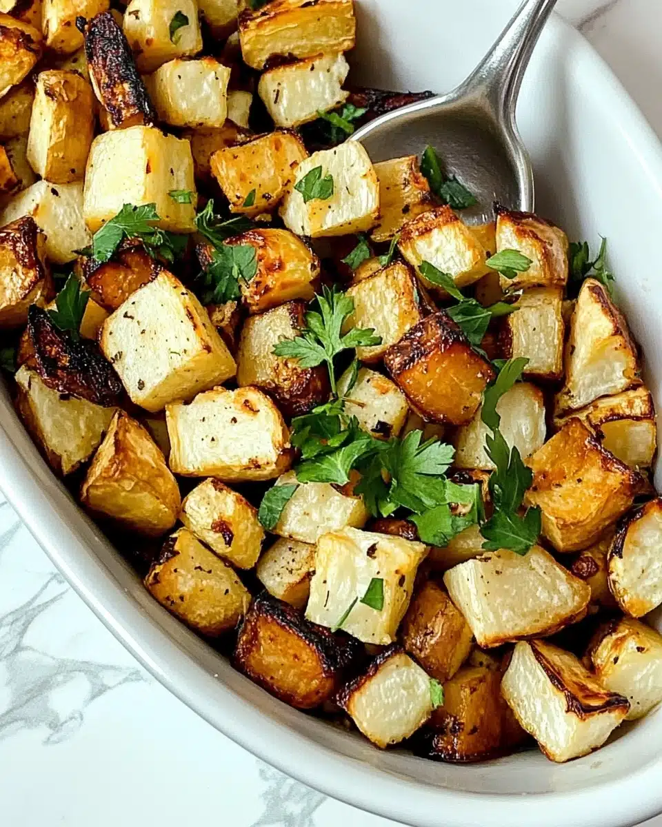 Roasted Kohlrabi with Garlic, Lemon, and Pecorino Recipe