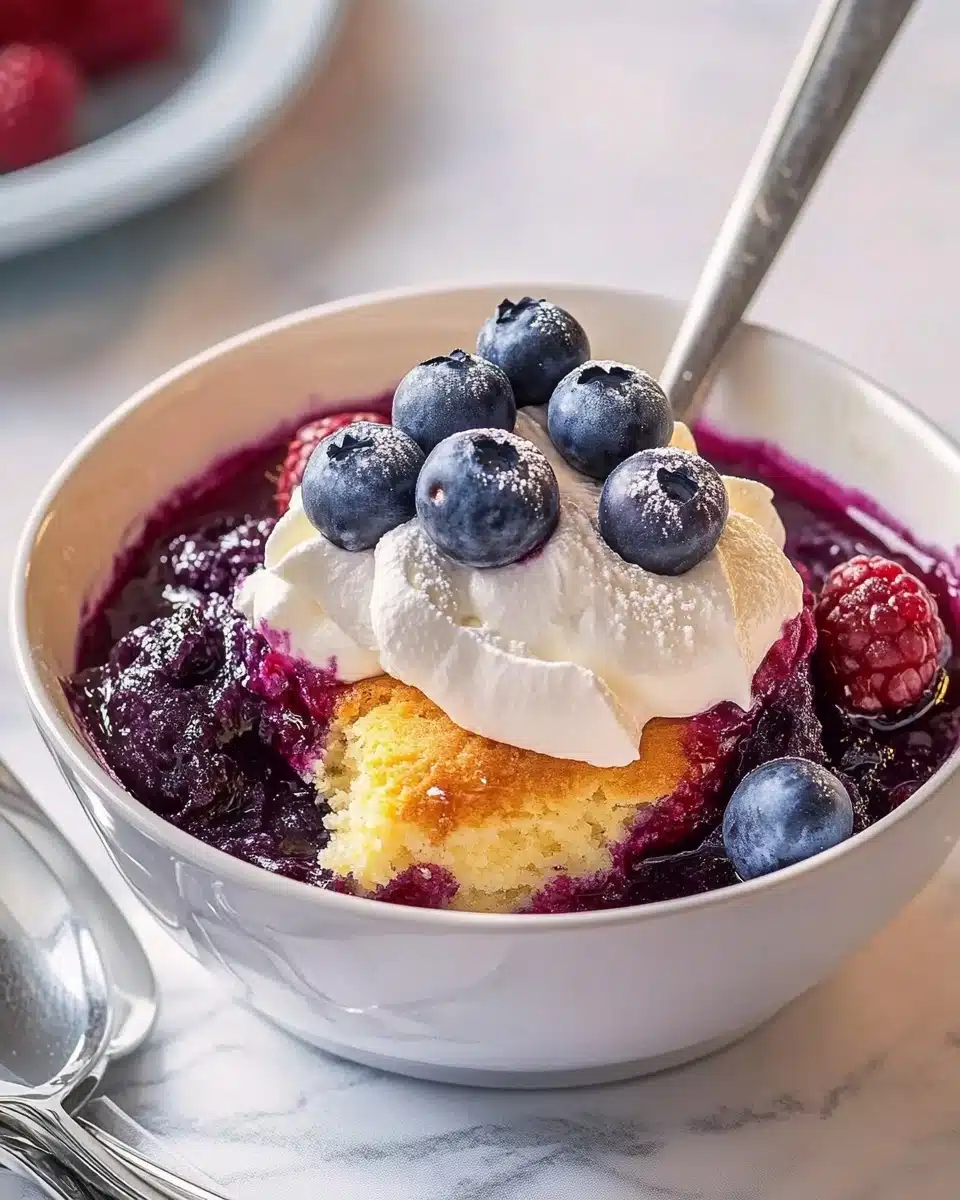 Very Best Blueberry Cobbler Recipe