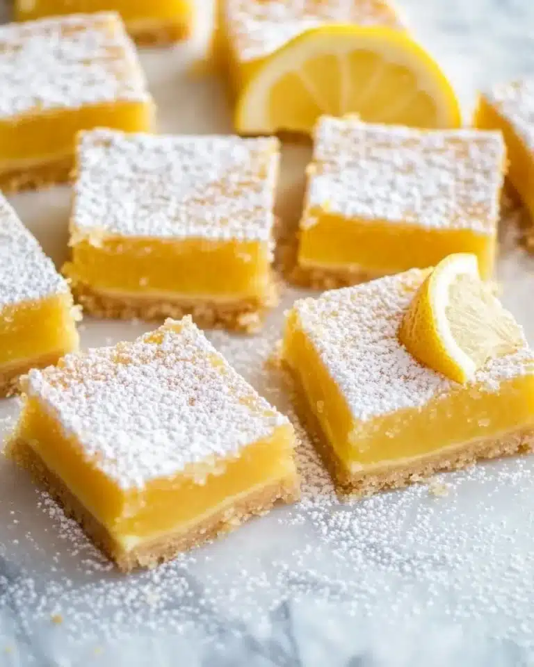 Homemade Lemon Bars (Easy Lemon Bar Recipe) Recipe