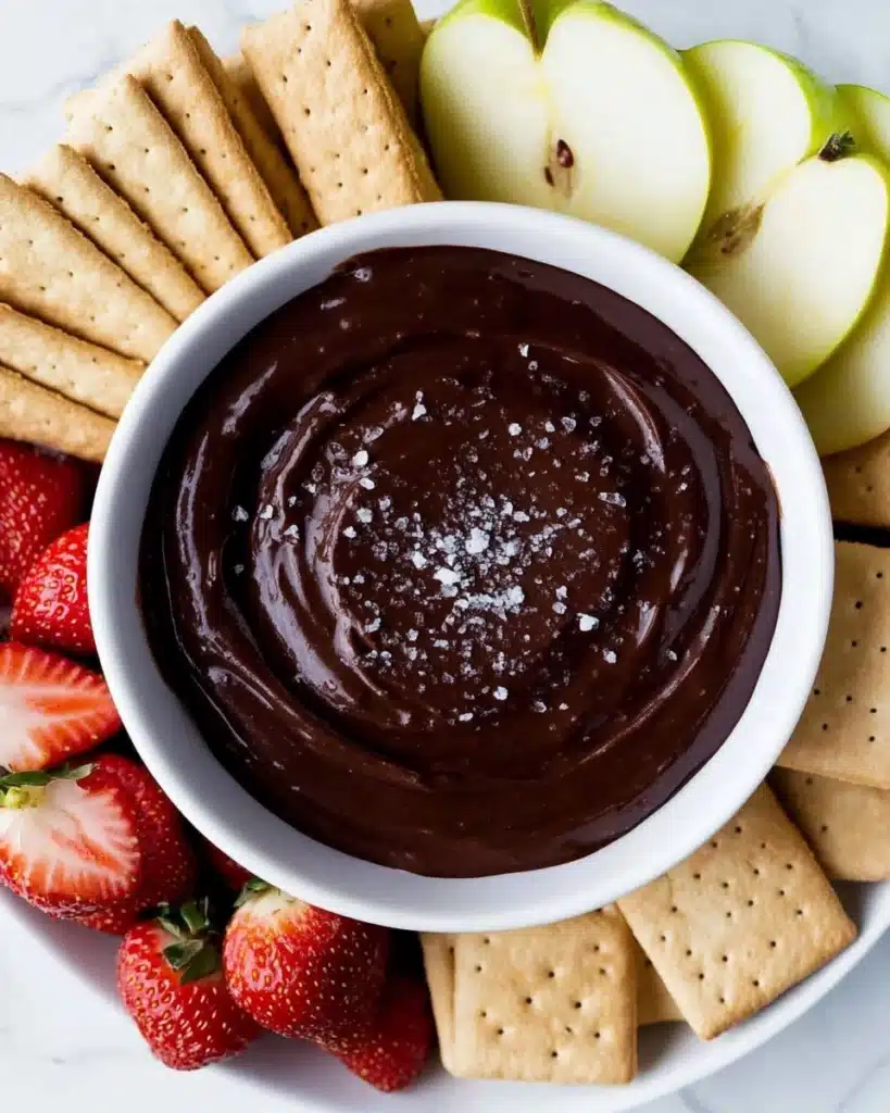 Healthy Chocolate Hummus Dip Recipe