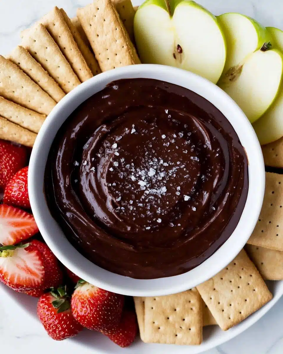 Healthy Chocolate Hummus Dip Recipe