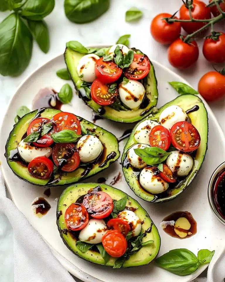 Caprese Stuffed Avocados Recipe