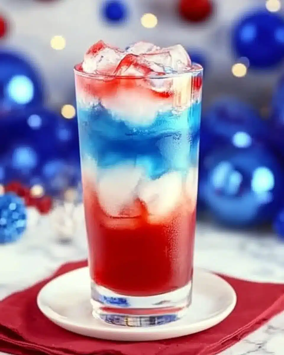 July 4th Layered Drinks Recipe