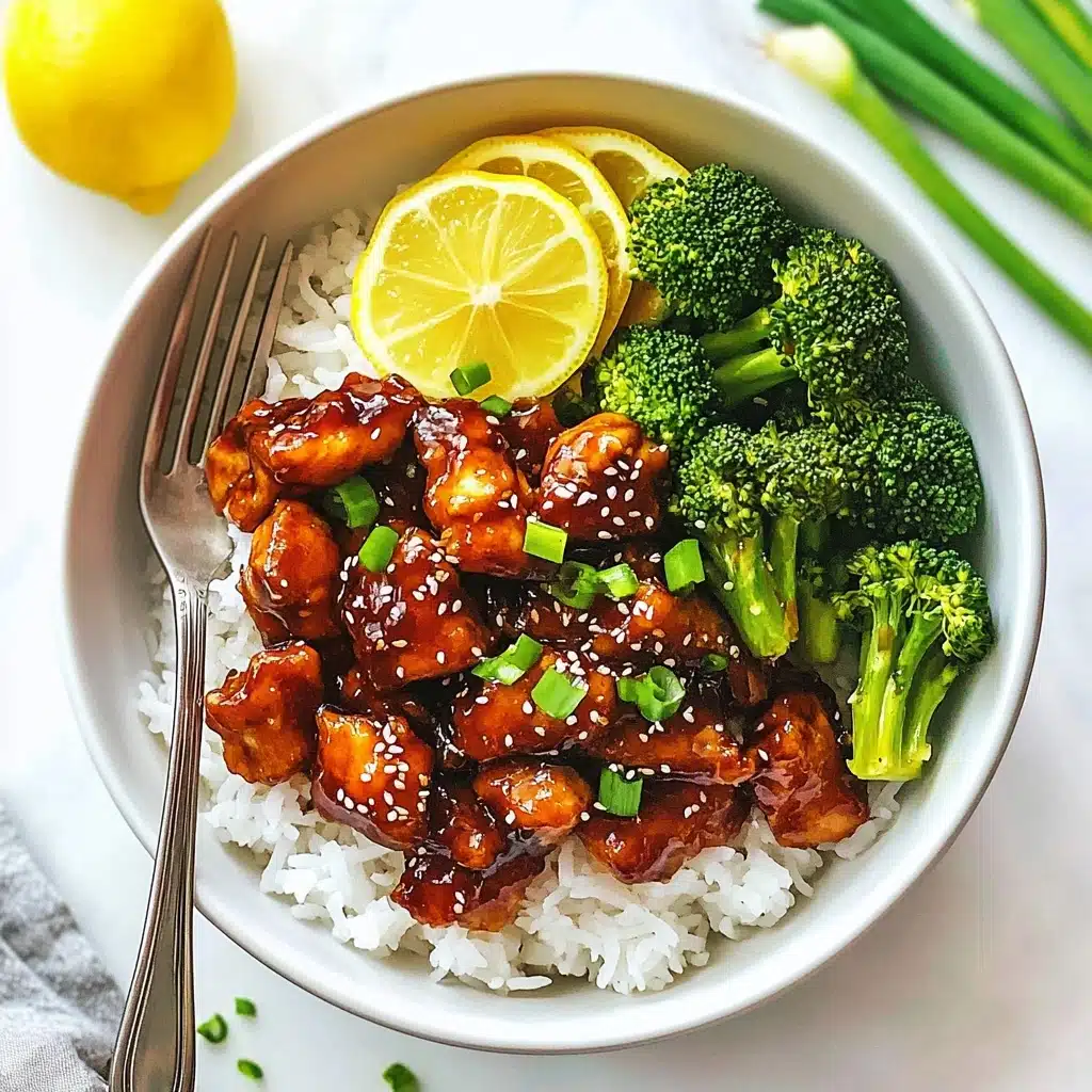 Sticky Honey Lemon Chicken Recipe - Recipe Image