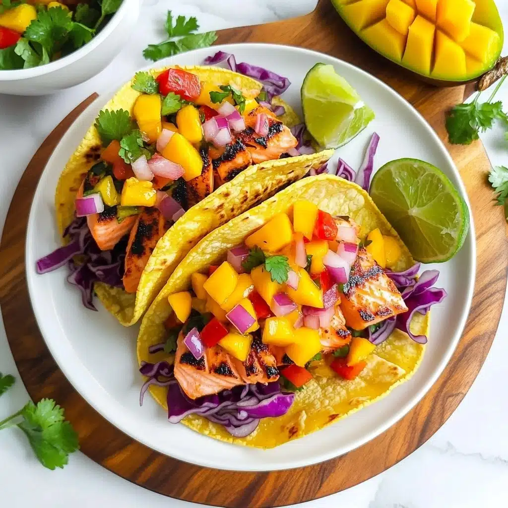 15 Minute Sweet & Spicy Mango Habanero Salsa Recipe - Recipe Image