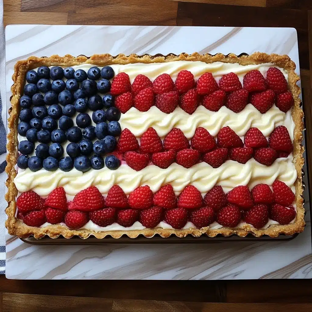 Healthy 4th of July Cookie Cake Recipe - Recipe Image