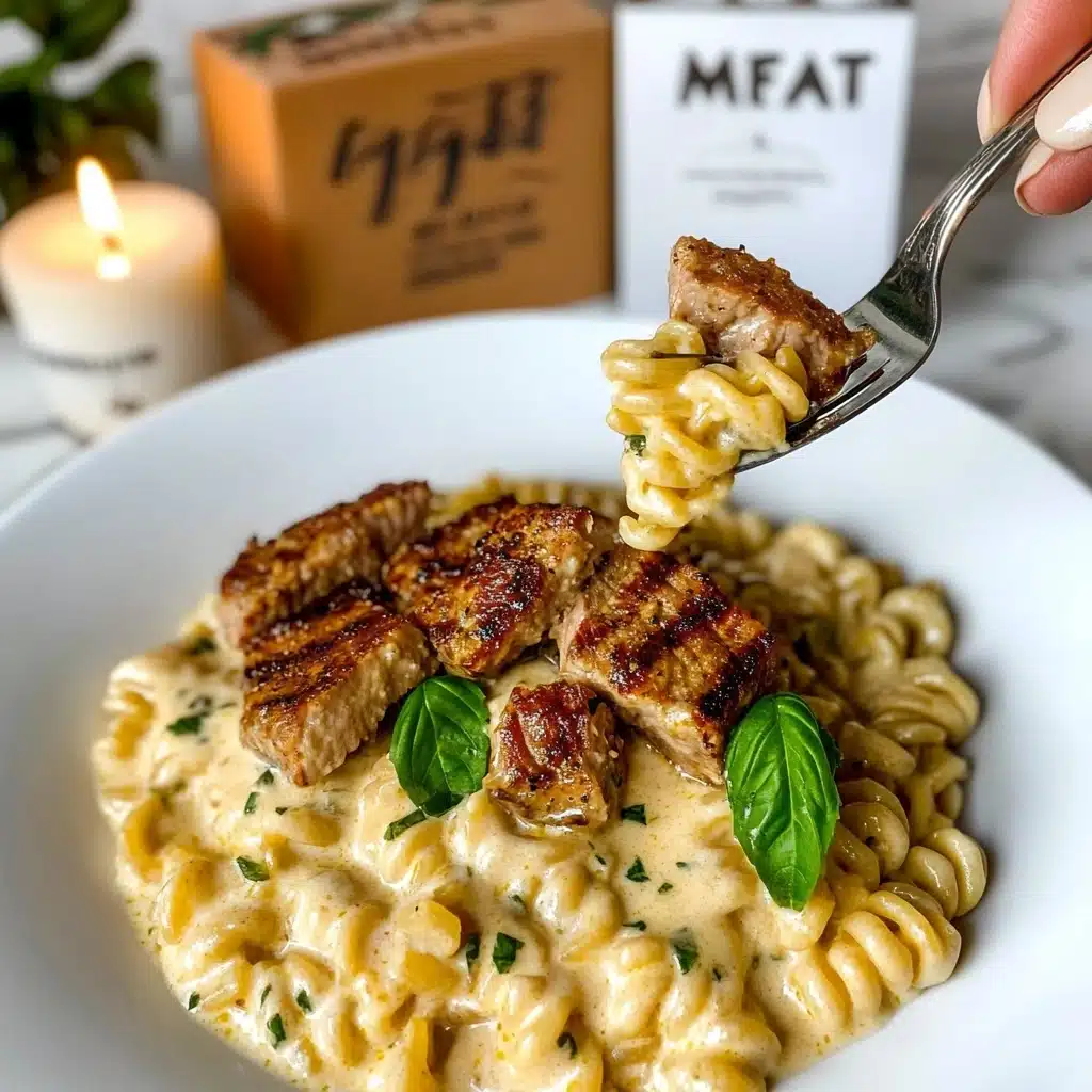 Creamy Chicken and Pasta with Parmesan Recipe - Recipe Image