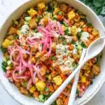 Juicy Chicken Shawarma Crispy Rice Salad Recipe