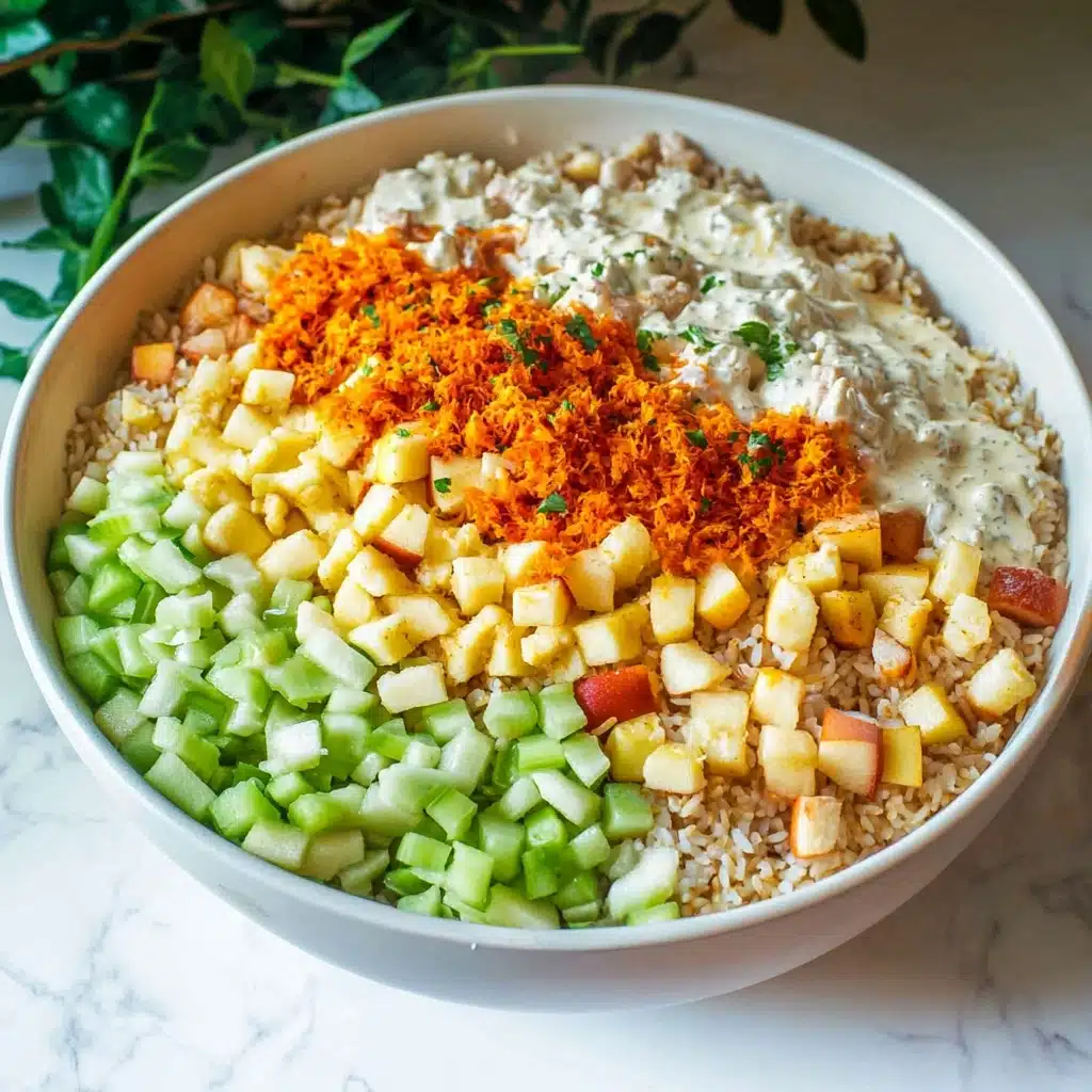 Juicy Chicken Shawarma Crispy Rice Salad Recipe - Recipe Image