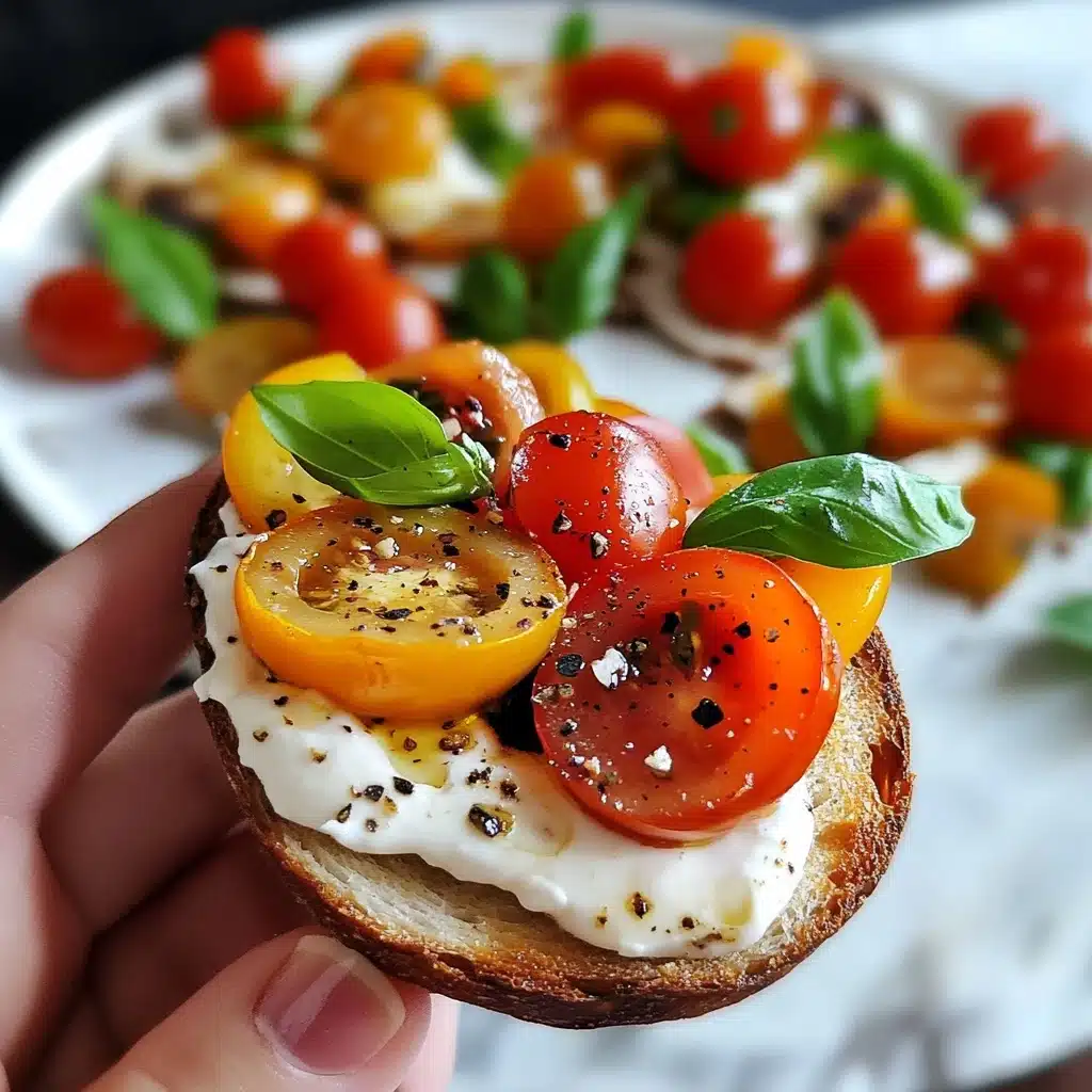 Marinated Cherry Tomatoes with Burrata Recipe - Recipe Image