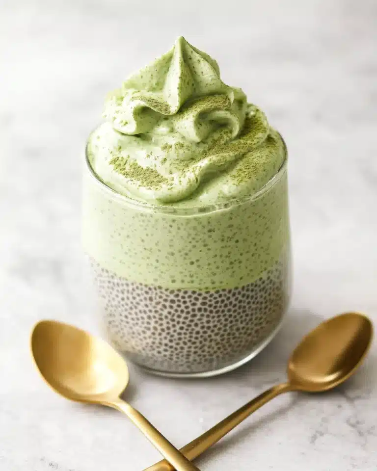 Healthy Matcha Chia Pudding Recipe