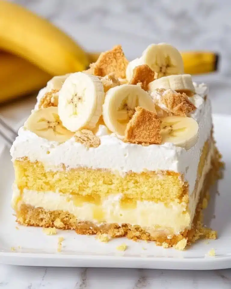 Banana Pudding Poke Cake Recipe