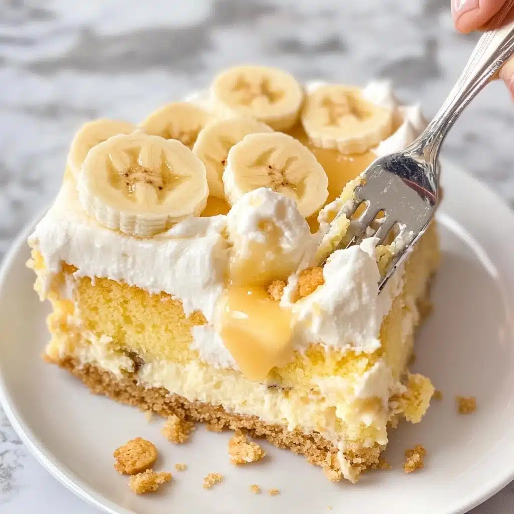 Banana Pudding Poke Cake Recipe - Recipe Image
