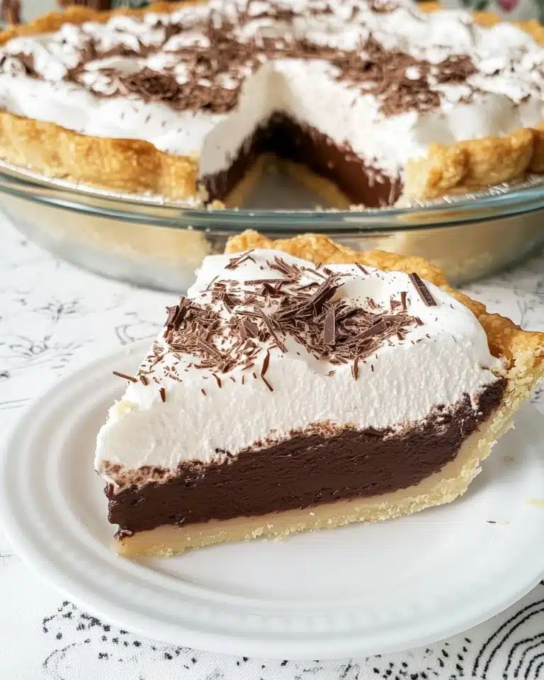 Black Bottom Pie Recipe