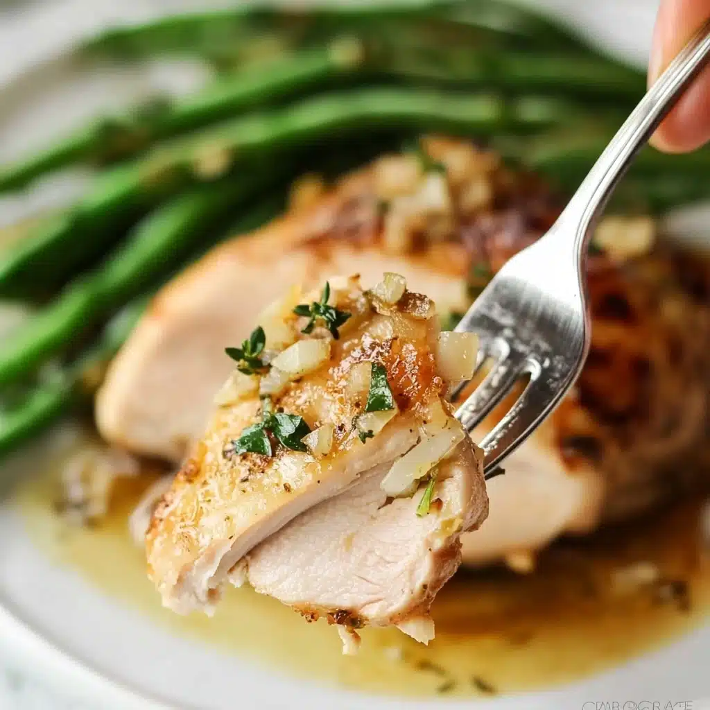 Garlic Chicken and Green Beans Recipe - Recipe Image