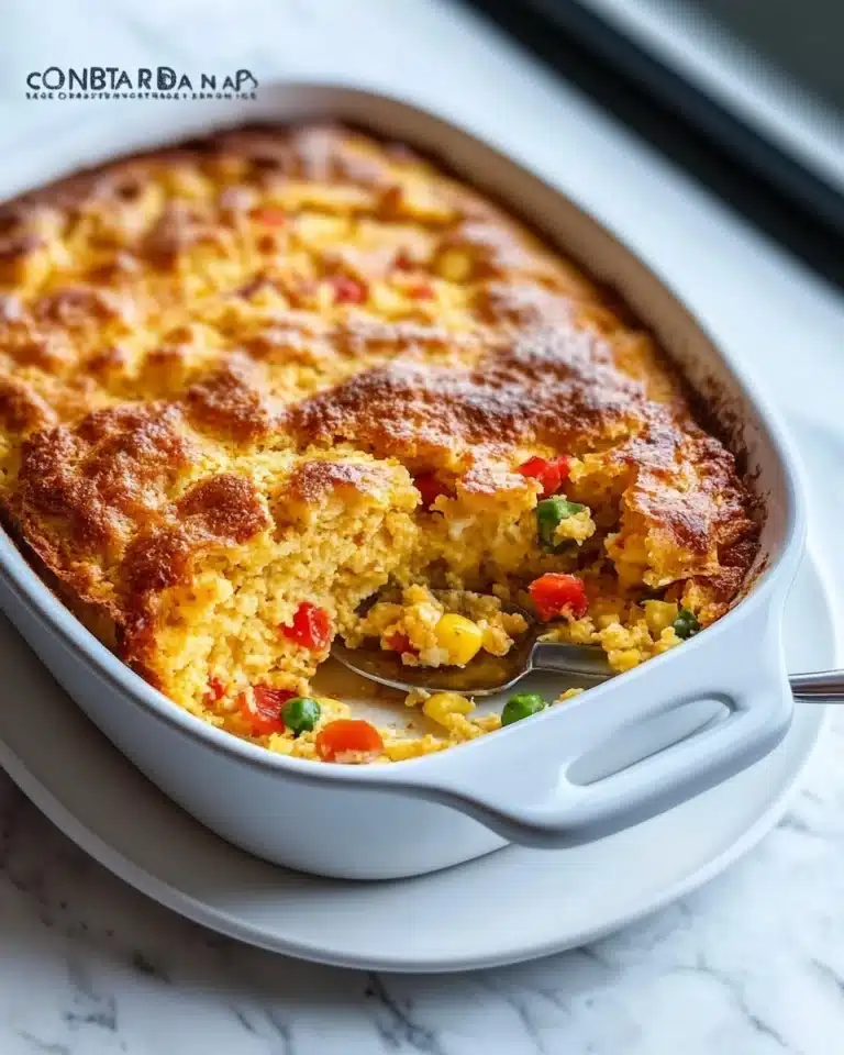 Leftover Cornbread Breakfast Casserole Recipe