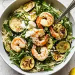 Summer Lemon Orzo Salad With Shrimp Recipe