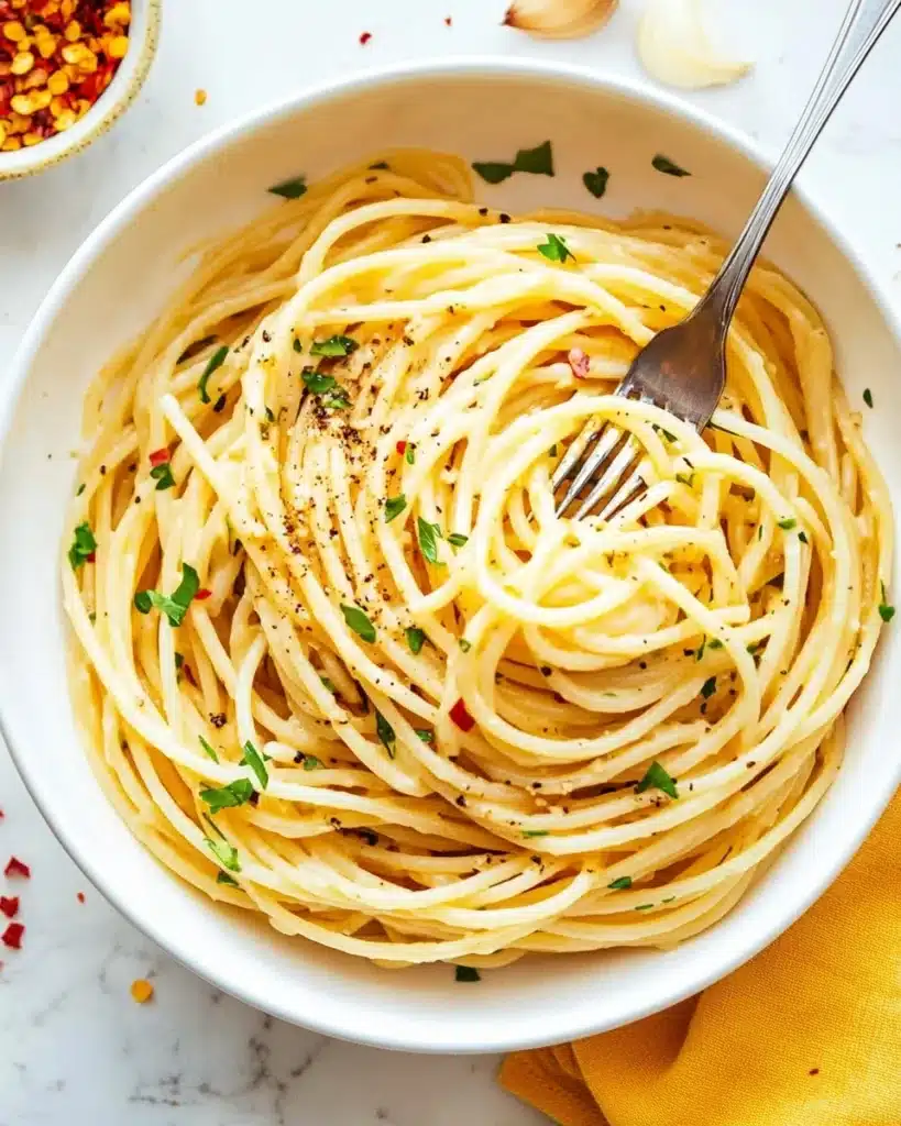 Spaghetti Aglio e Olio Recipe