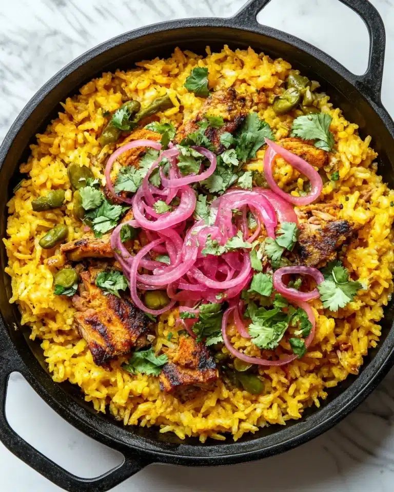 One Pot Turmeric Chicken and Rice Recipe