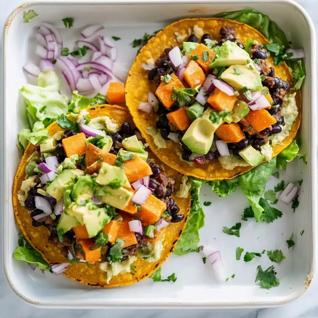 Sweet Potato and Black Bean Tostadas Recipe - Recipe Image