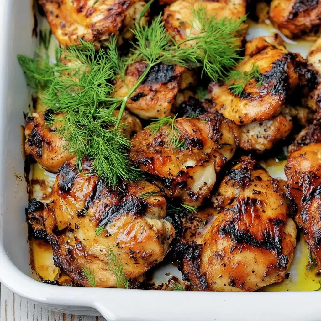 Mediterranean Grilled Chicken Thighs Recipe - Recipe Image