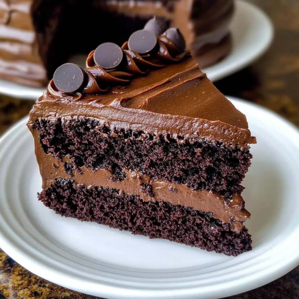 Deliciously Moist Chocolate Layer Cake Recipe - Recipe Image