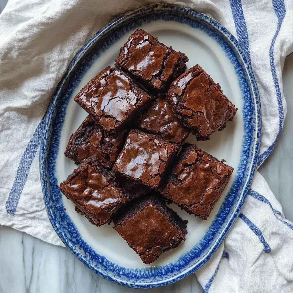 Miso Caramel Soy Sauce Brownies Recipe - Recipe Image