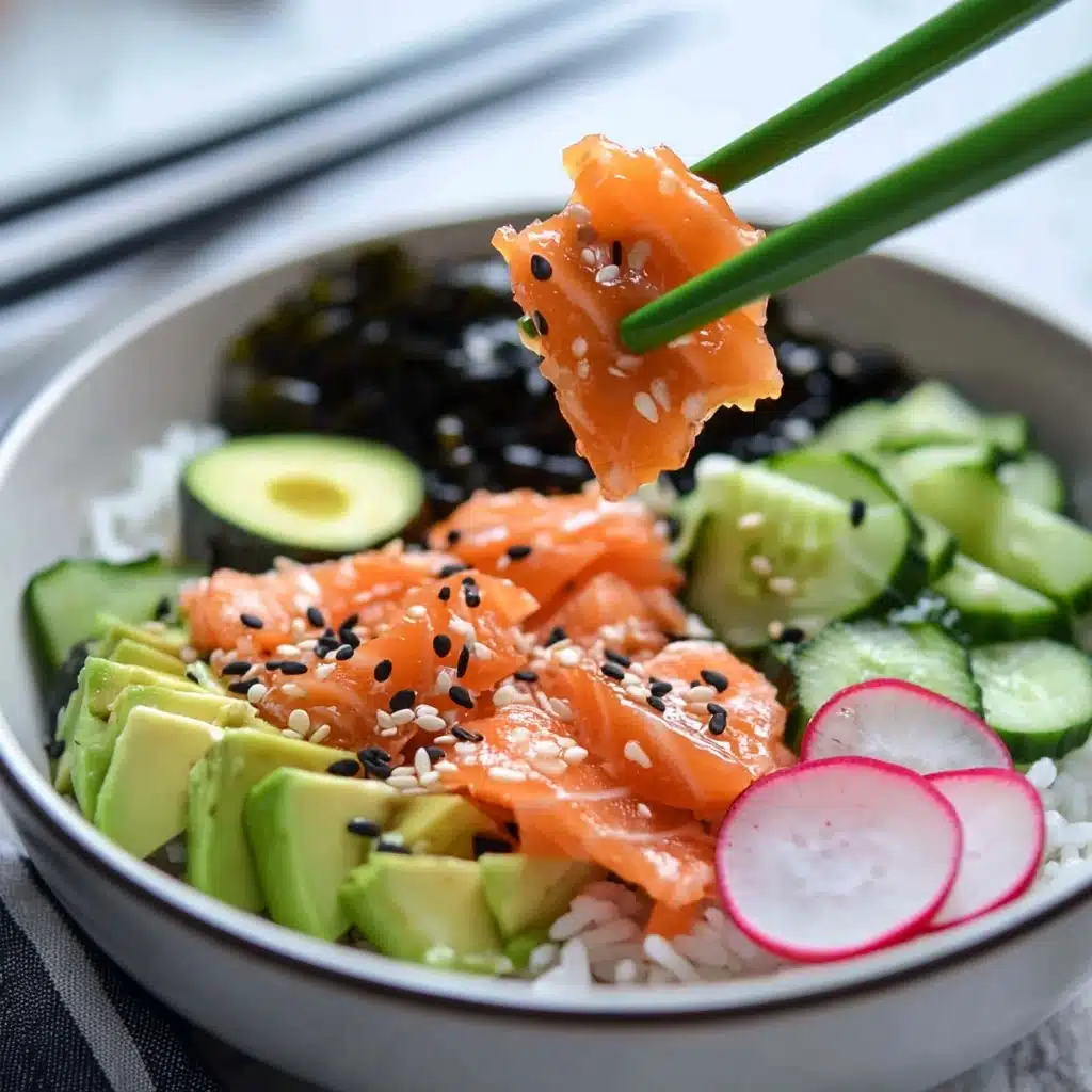 Keto Salmon Sushi Bowls Recipe - Recipe Image