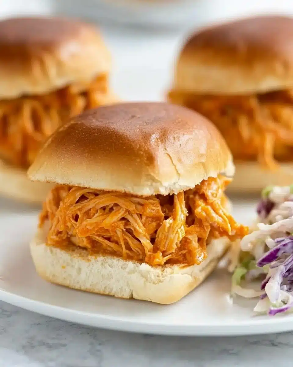 Buffalo Chicken Sliders Recipe