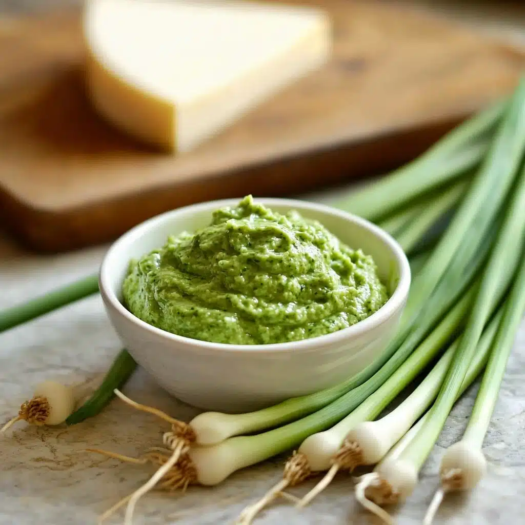 15-Minute Garlic Scape Pesto Recipe - Recipe Image