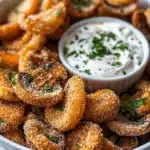 Fried Sliced Mushrooms with Ranch Recipe