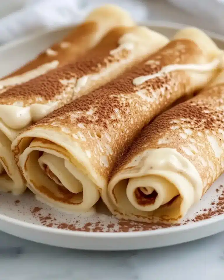 Cinnamon Roll Protein Crepes Recipe