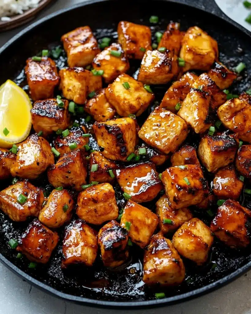 Air Fryer Bang Bang Salmon Bites Recipe