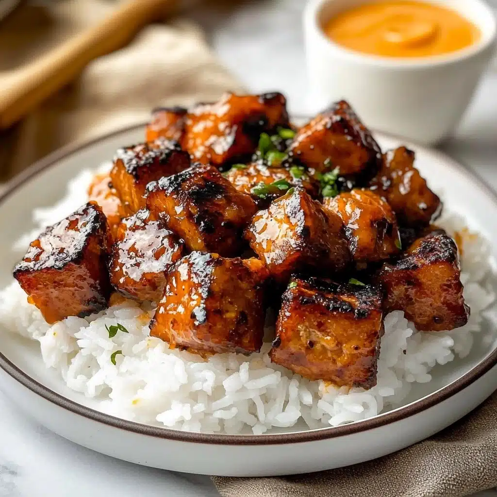 Air Fryer Bang Bang Salmon Bites Recipe - Recipe Image