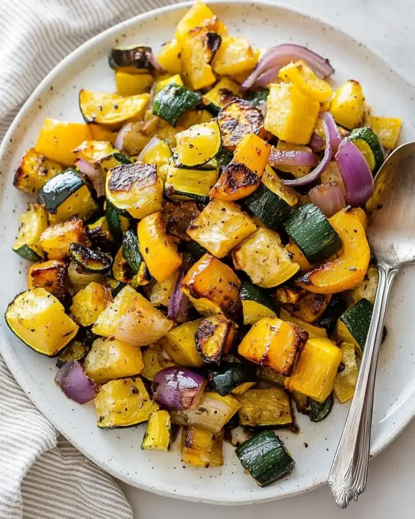 Roasted Zucchini and Squash Recipe