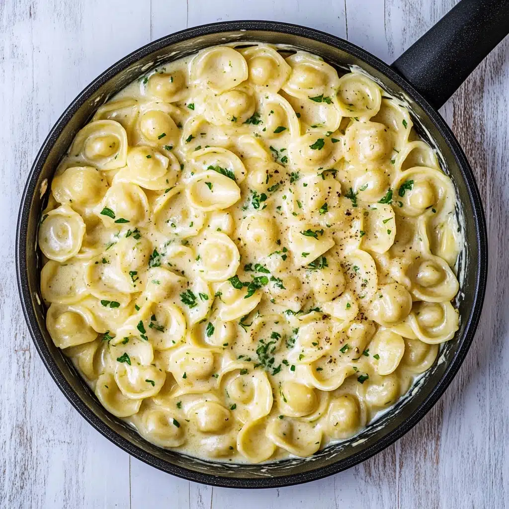 Creamy Pesto Tortellini Recipe - Recipe Image